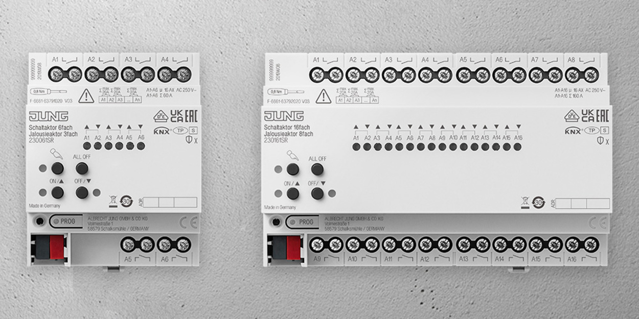 KNX Schalt- und Jalousieaktoren bei Elektro Schraut GmbH in Essleben