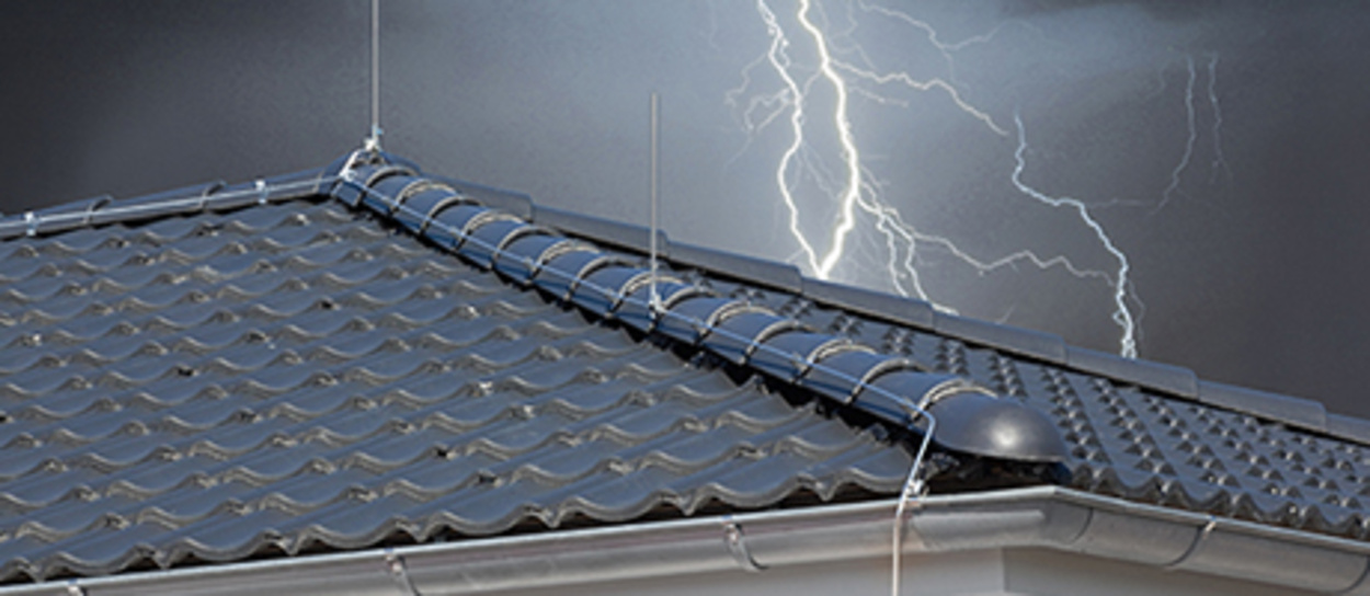 Äußerer Blitzschutz bei Elektro Schraut GmbH in Essleben