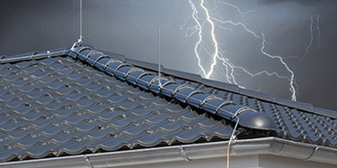 Äußerer Blitzschutz bei Elektro Schraut GmbH in Essleben